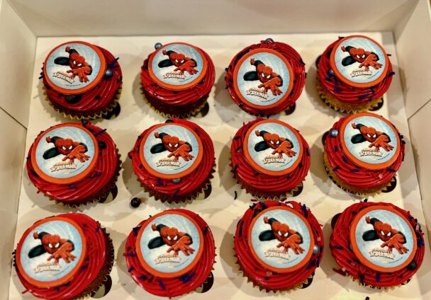 Spiderman cupcakes