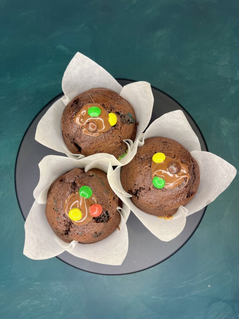 Nutella M&M muffin